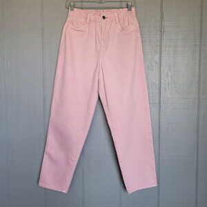 H&M High-Rise 100% Cotton Pink Jeans. Size 4